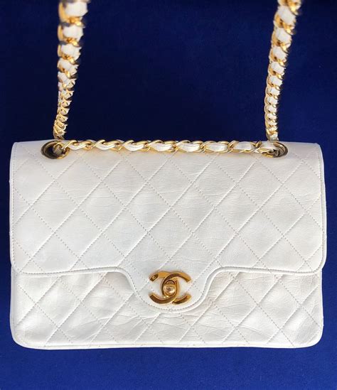 vintage chanel backpack white|Vintage Chanel bags 1970s.